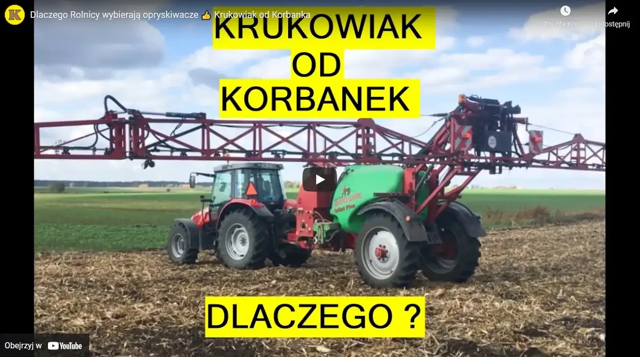 Opryskiwacze Krukowiak od Korbanka